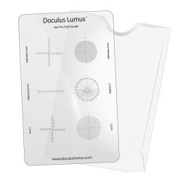 Grila calibrare si masurare - Card transparent - Reticle card